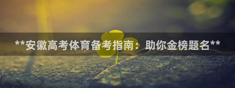 极悦平台安全吗可靠吗：**安徽高考体育备考指南：助你