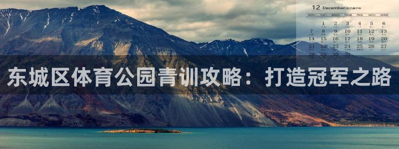 极悦平台网址皮皮虾：东城区体育公园青训攻略：打造冠军