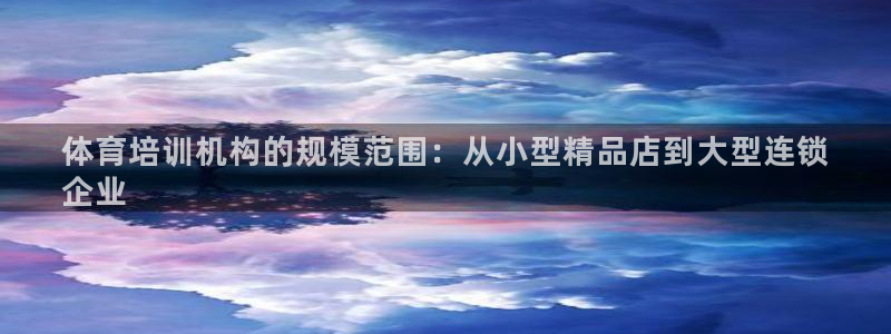 极悦平台登录最新版本更新内容在哪：体育培训机构的规模