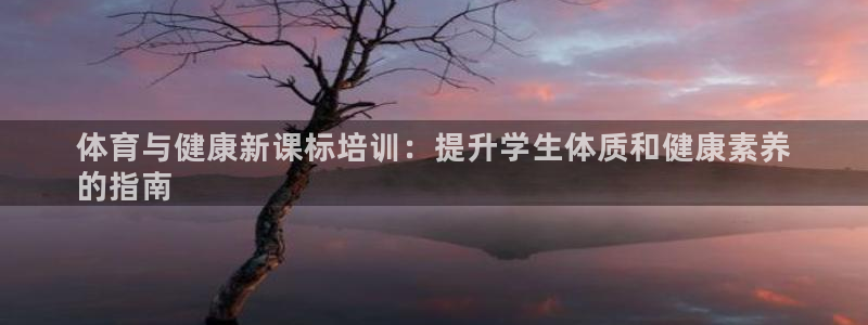 极悦平台布7O777：体育与健康新课标培训：提升学生